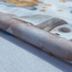 Dzianina druk cyfrowy śpiące zwierzaki 180g/m2 - 170 cm