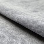 Dzianina welur szary melanż 220 g/m2 - 180 cm
