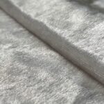 Dzianina welur błyszczący ecru 165 g/m2