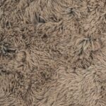 Dzianina futerkowa shaggy brąz - 160 cm - 1 metr
