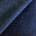 Dzianina futerkowa granat - 150 cm - 1 metr
