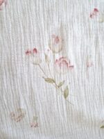 Tkanina Muślin double gaze wzór druk kwiaty - 1 metr - 160 cm - obrazek 8