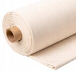 Tkanina bawełniana surówka 100% płótno ecru beż OEKOTEX 220g/m2 160cm