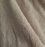 Dzianina frotte beżowa bambusowa na ręczniki dwustronna - 145 cm - obrazek 3
