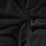 Tkanina tapicerska aksami welur velvet czarny 145 cm