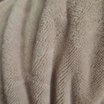 Dzianina frotte beżowa bambusowa na ręczniki dwustronna - 145 cm - obrazek 4