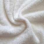 Dzianina frotte ecru bawełniana na ręczniki dwustronna - 145 cm